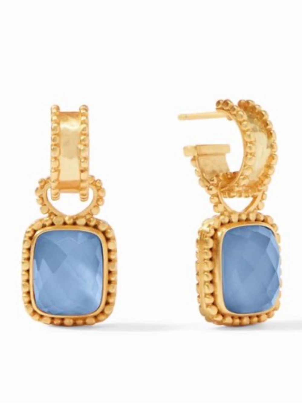 Julie Vos Authentic luxury designer spring summer Gemstone Statement Earrings